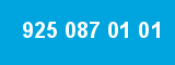 925 087 01 01 925 087 01 01